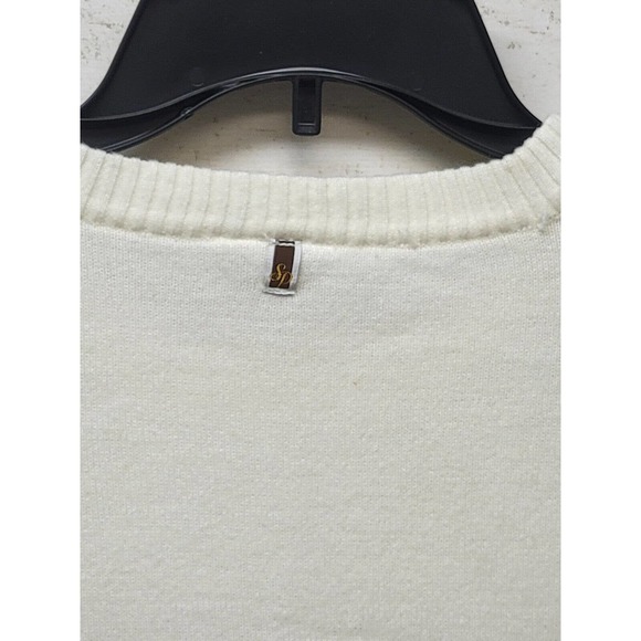 Southpole Sweater Women Extra Large Cream Y2K Style Retro - Picture 6 of 11